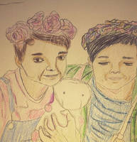 Danisnotonfire and Amazingphil drawing