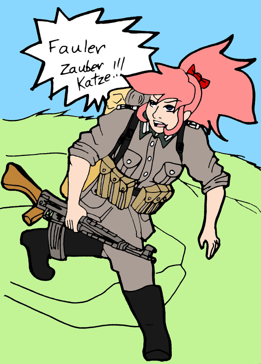 Bubblegum as a German Heer Soldier