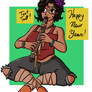 Happy New Years Flute Time