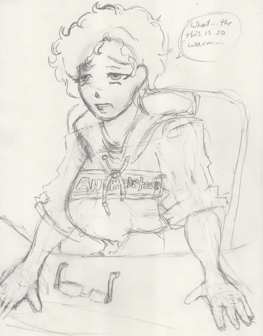 Turning in an Office sketch tg