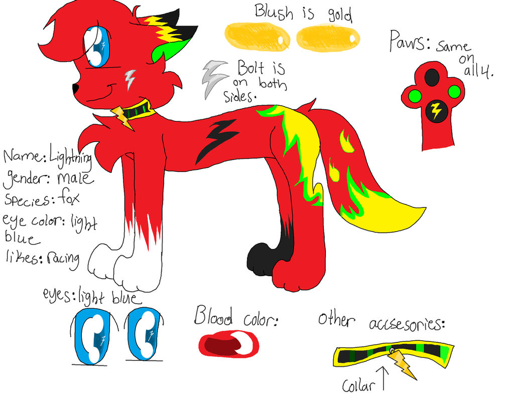 .:Better Lightning ref:. by Cosmic-Cat97 on DeviantArt