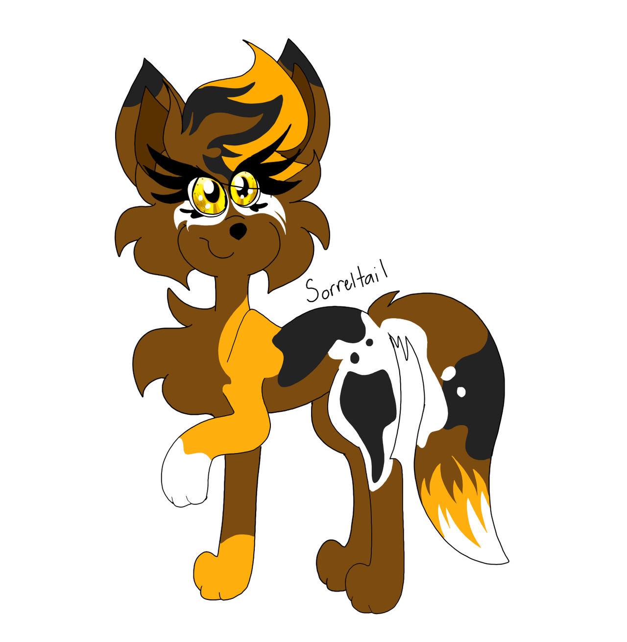 Sorelltail .:Warriors design- Sorreltail:. by Cosmic-Cat97 on DeviantArt