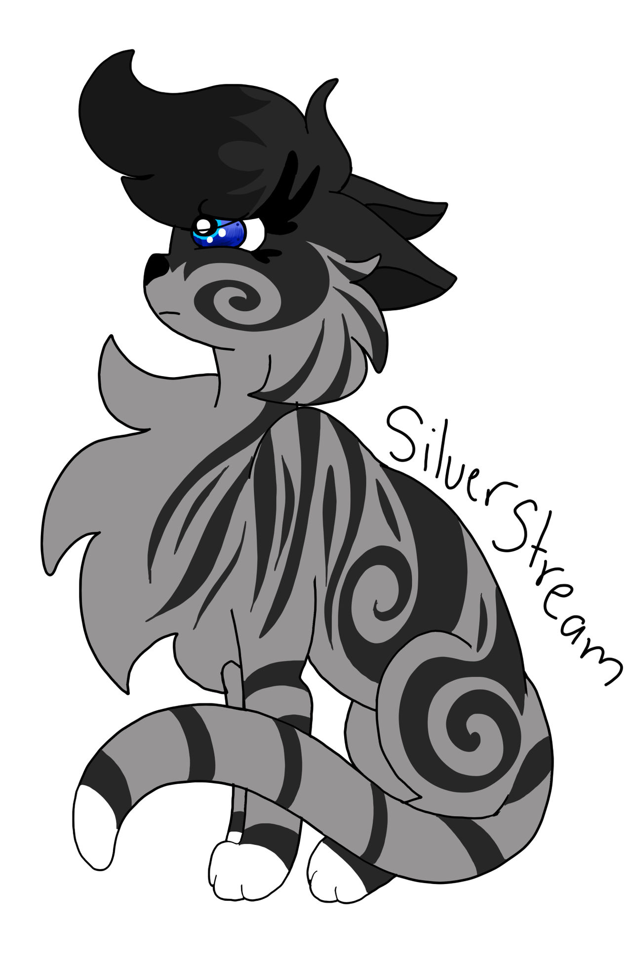 .:Warriors design- Silverstream:. by Cosmic-Cat97 on DeviantArt