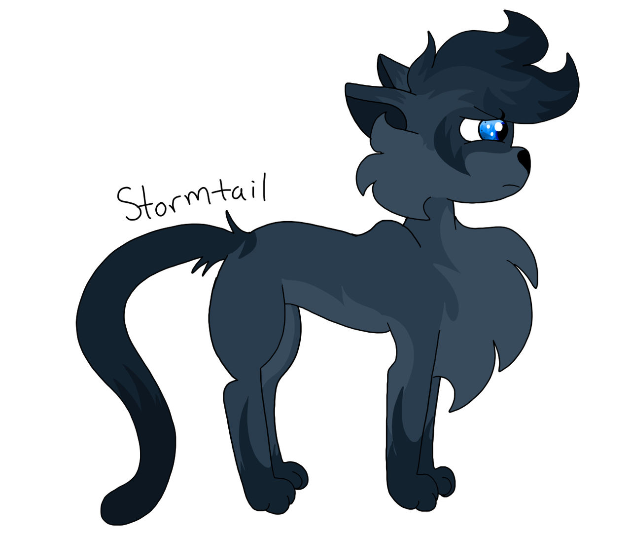 Stormtail .:Warriors design- Stormtail:. by Cosmic-Cat97 on DeviantArt