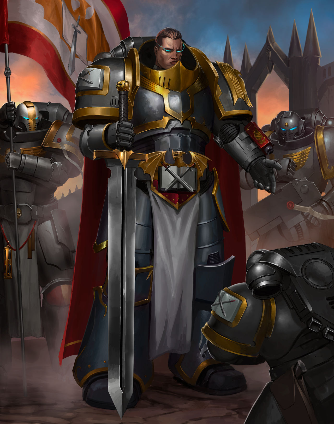 Primarch meets Primaris by Felthea on DeviantArt