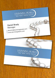 Pearl Jewelry Business Card Template