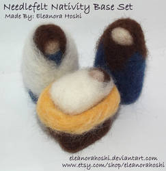 Needle Felted Nativity - Base Set - 01