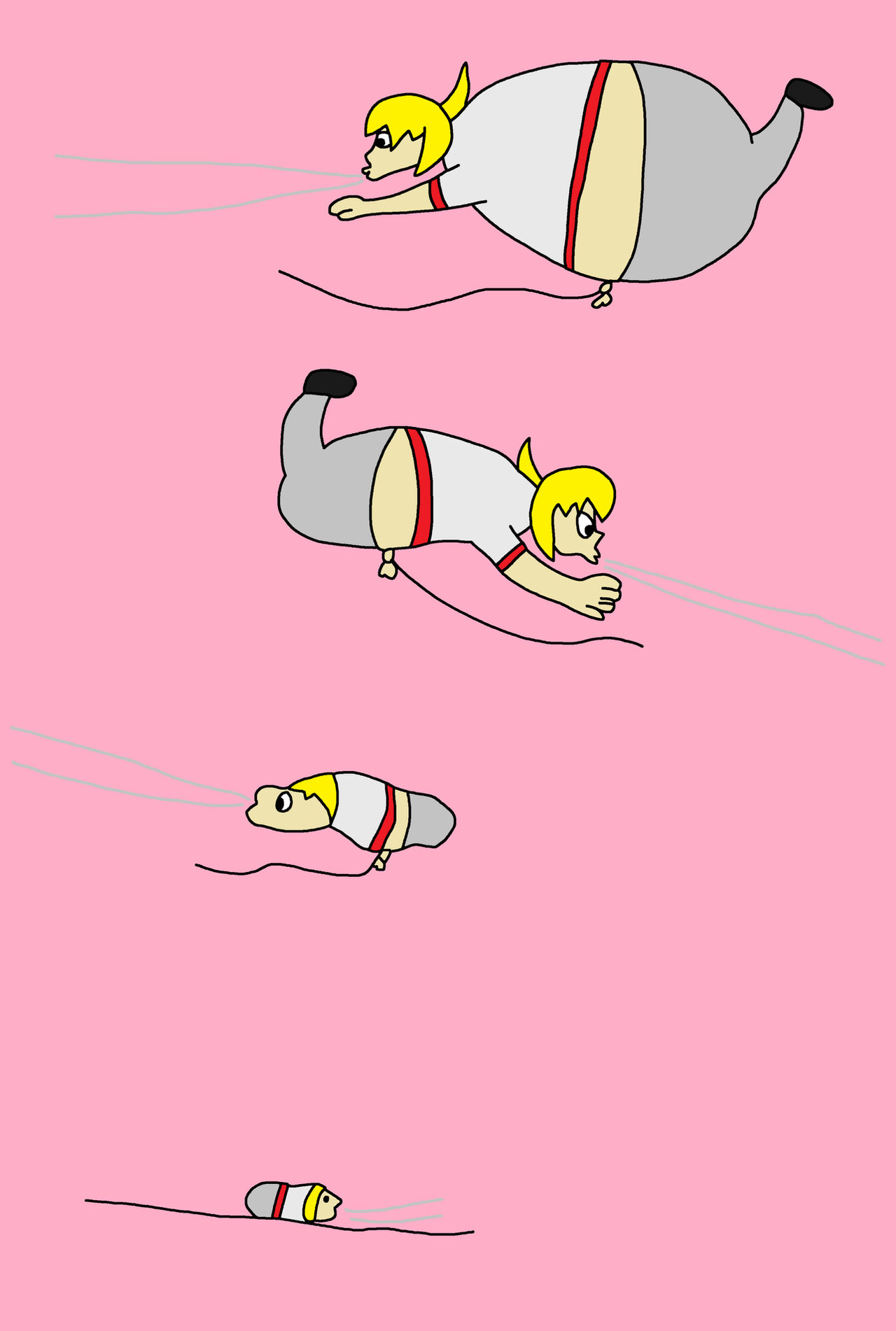 Deflating Bailey Loon colored by Montyclan on DeviantArt