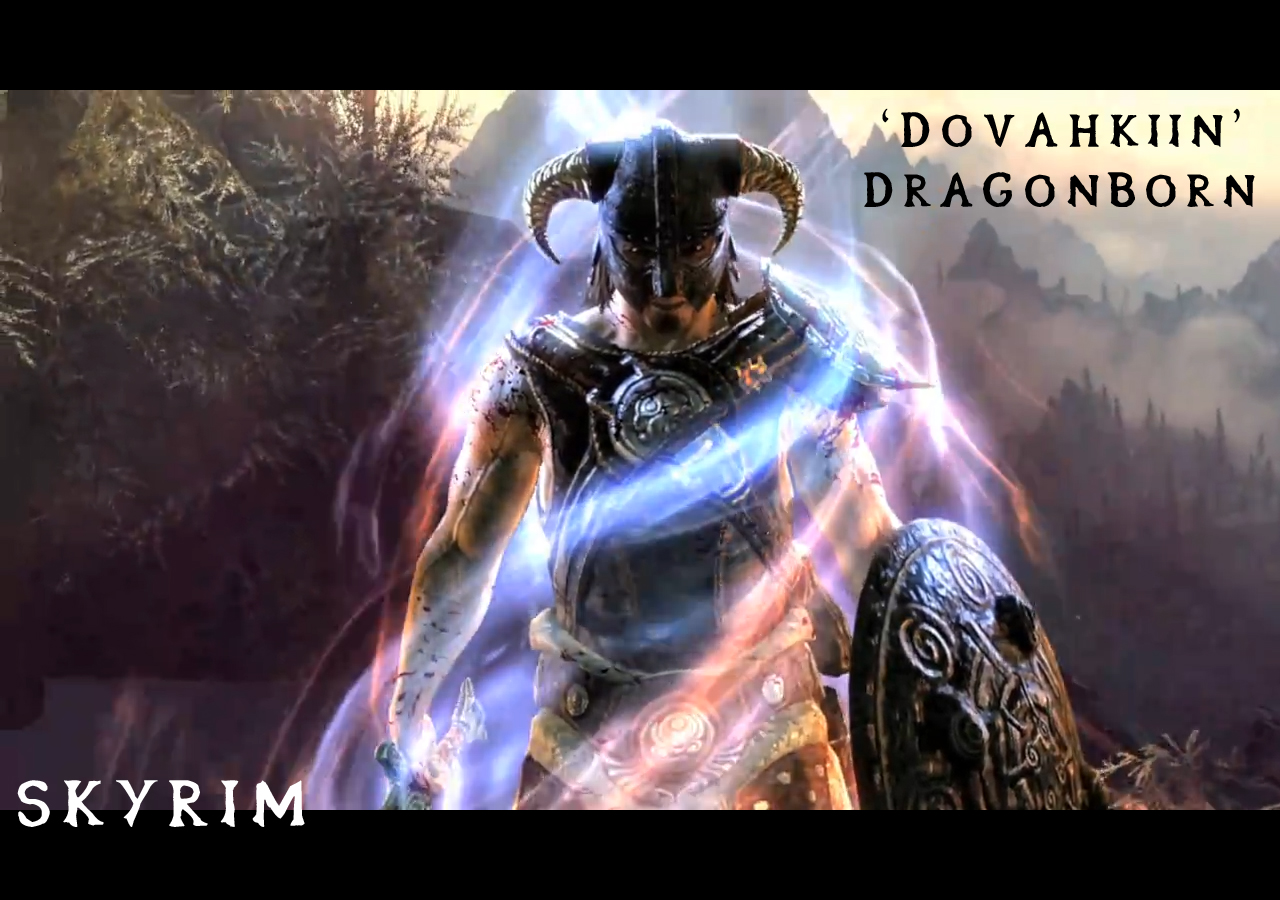 Skyrim Wallpaper - Dragonborn by jamesuyt on DeviantArt Skyrim Wallpaper - Dragonborn by jamesuyt on DeviantArt