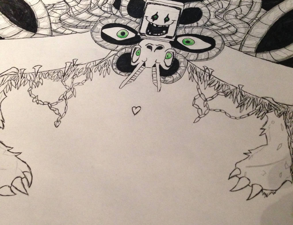 Undertale Omega Flowey by KollinMcballin on DeviantArt
