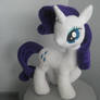 Rarity custom plush - using new pony body pattern