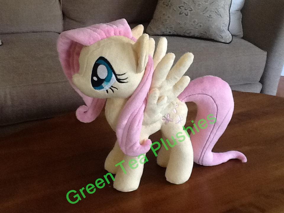 Fluttershy Plush - Mane held in place with magnets