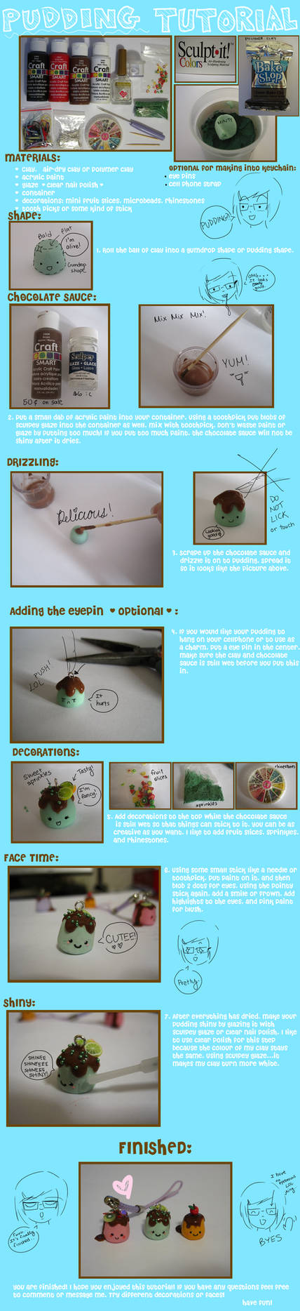 Pudding clay tutorial