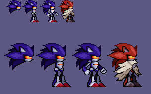 Mecha Sonic sprites by Viteoz on DeviantArt