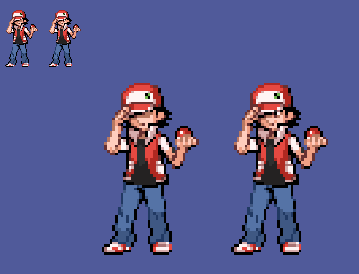 Pokemon Red Sprite Png - Pokemon Red Trainer Pixel,Pokemon Red Png