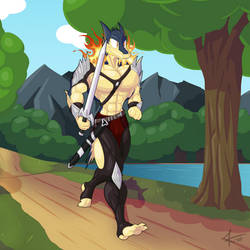 Commission - On the road to fight