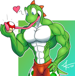 Buff Fan-art - Yoshi