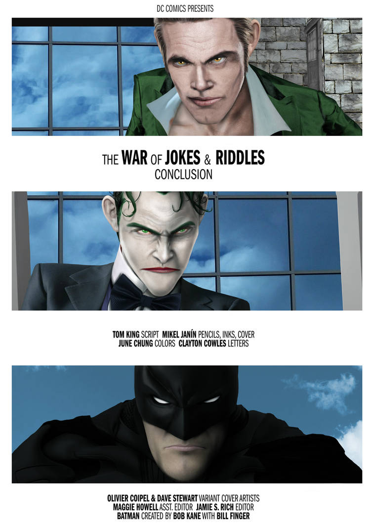 Batman Rebirth 4 Batman Vs Joker and Riddler IRL by Atychis888 on ...
