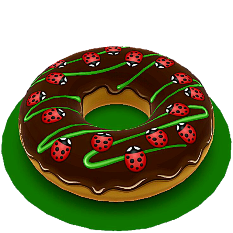 Ladybug Doughnut