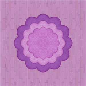 Violet Flooring And Floral Rug (purple)