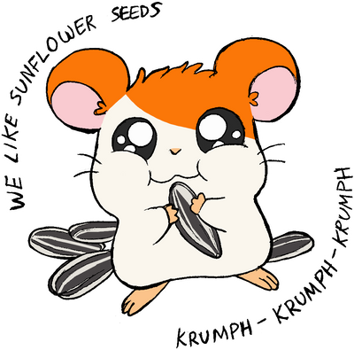 FAN ART Hamtaro Sunflower Seeds By Ksmaggie On DeviantArt fan-art-hamtaro-sunflower-seeds-by-ksmaggie-on-deviantart