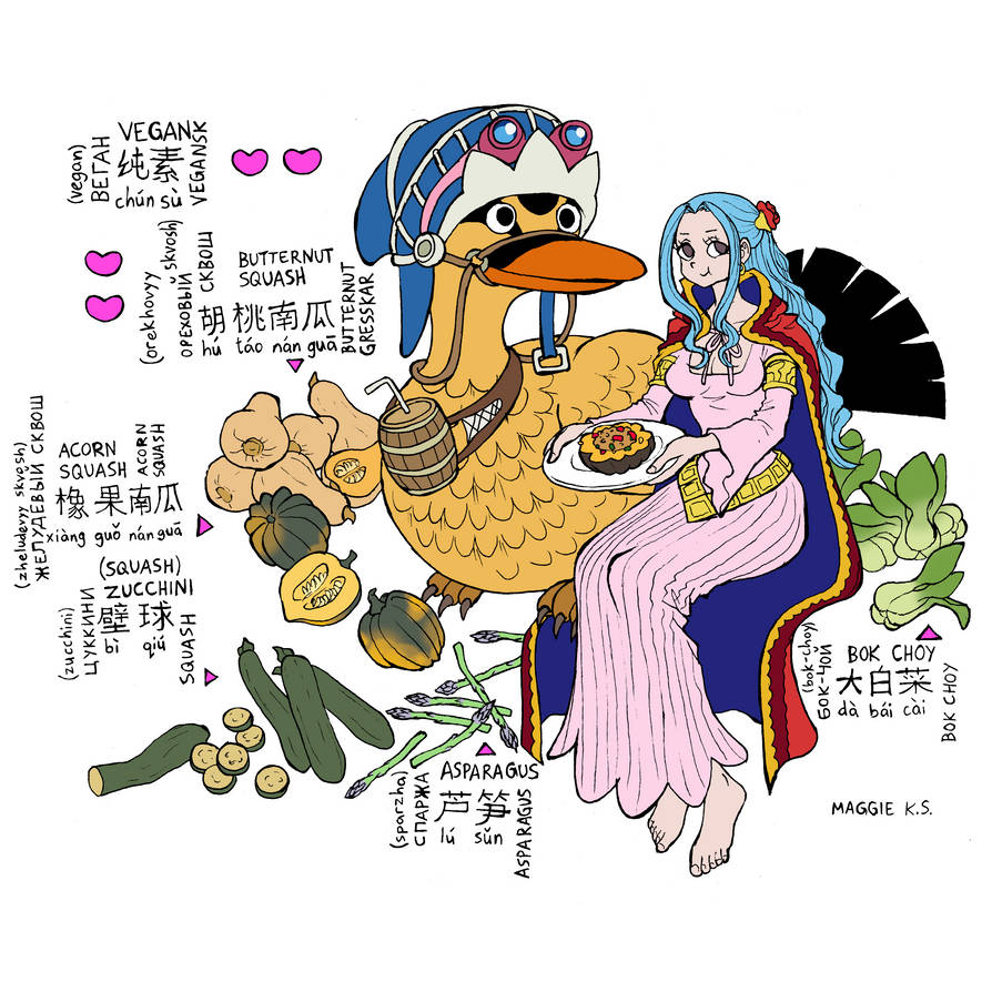 One Piece Vf Instagram VF9 | Vegetables - One Piece - Vivi and Karoo by ksmaggie on DeviantArt