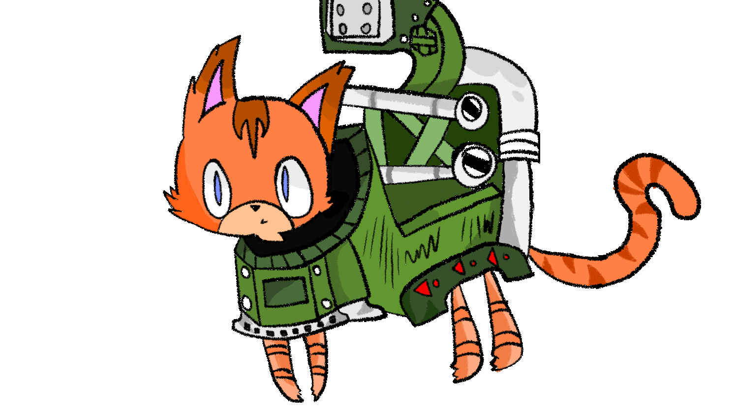 Supersonic Tank Cats - Whisky! by ghoulhive