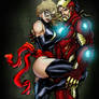 ironman and ms marvel colored