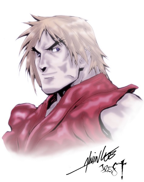 ken- alvin lee sketch colored