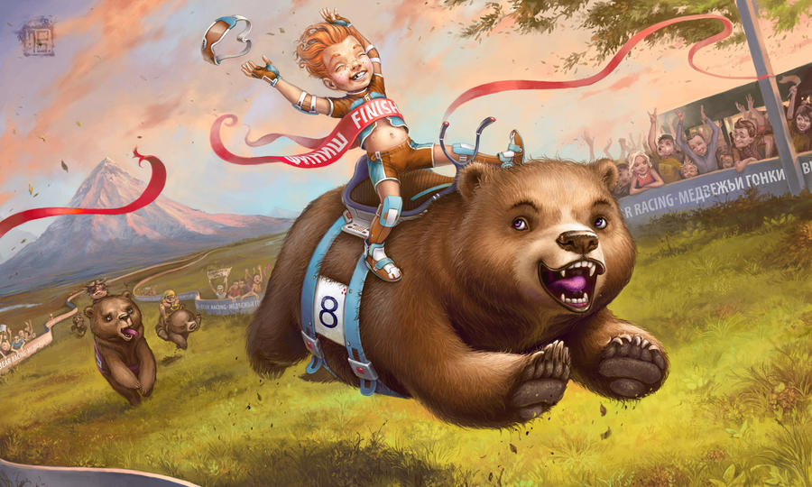 bear race by RedreevGeorge on DeviantArt