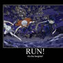 Run! It's the fangirls! (NO ONE TAKE OFFENCE)