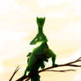 Sceptile with Leaf Blade