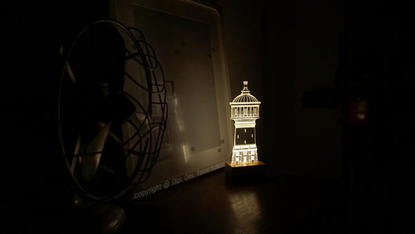 Wasserturm Lampe / Water tower lamp (2)