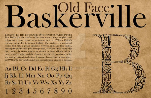 Old Face Baskerville 2 By Nefertarri On DeviantArt old-face-baskerville-2-by-nefertarri-on-deviantart