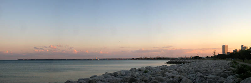 Lake Michigan at Sunset