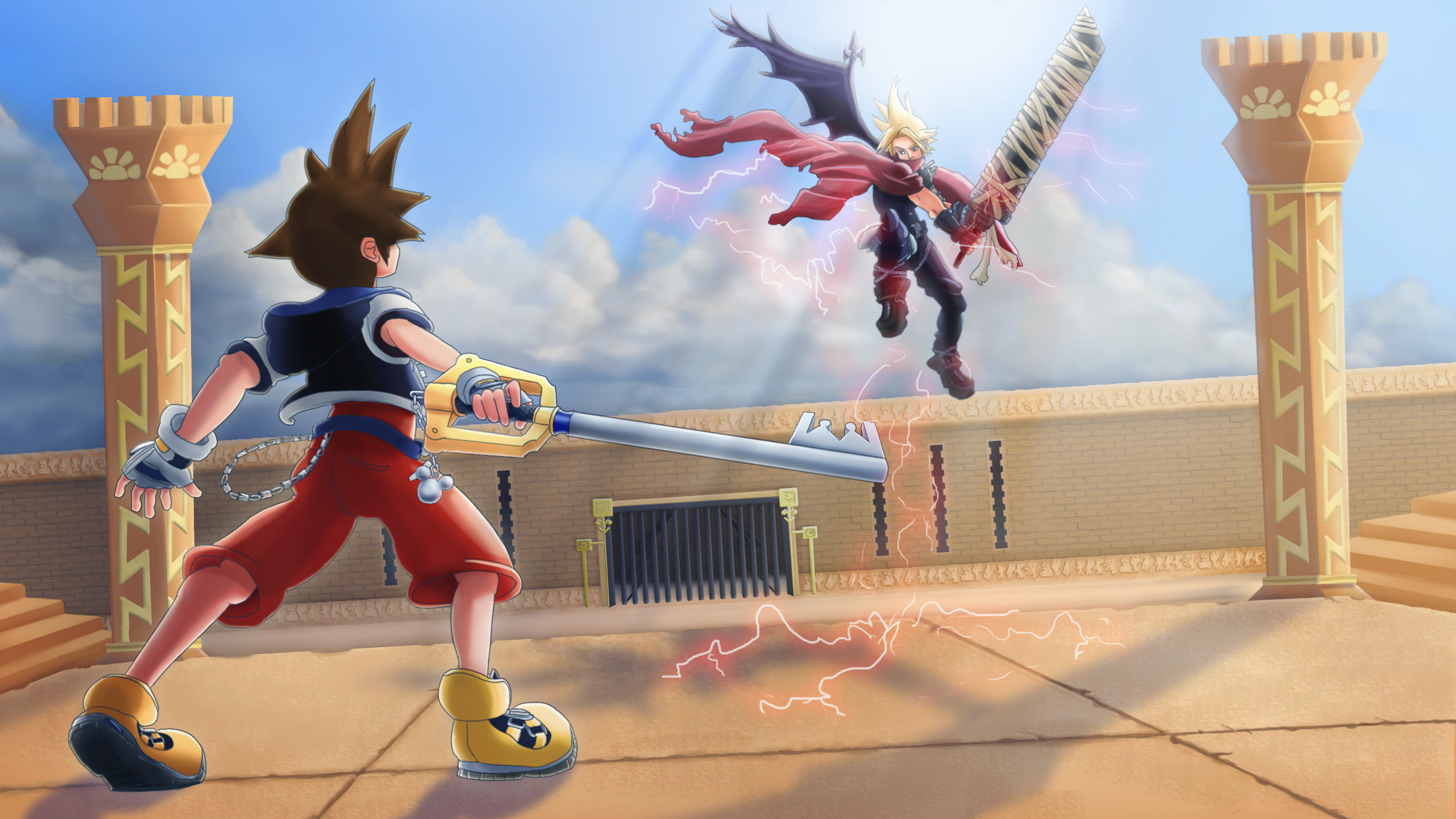 Kingdom Hearts Shrouding Dark Cloud By Branden9654 On Deviantart