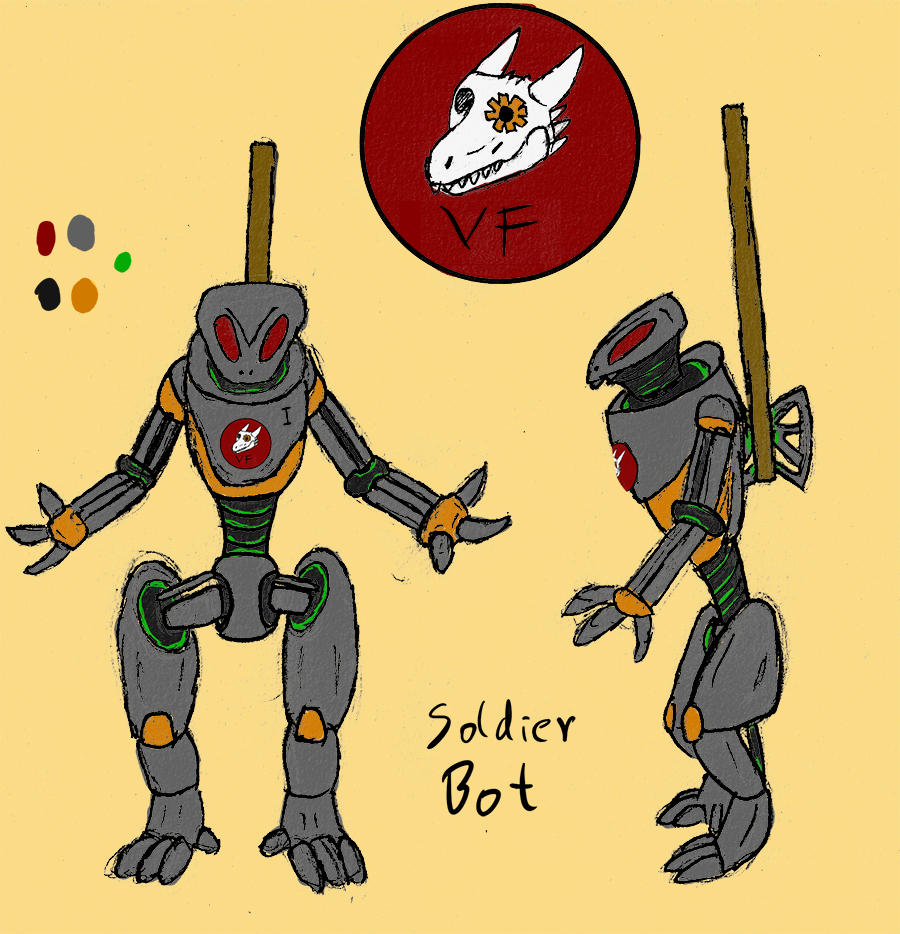 Soldier Bot by Zak3115 on DeviantArt