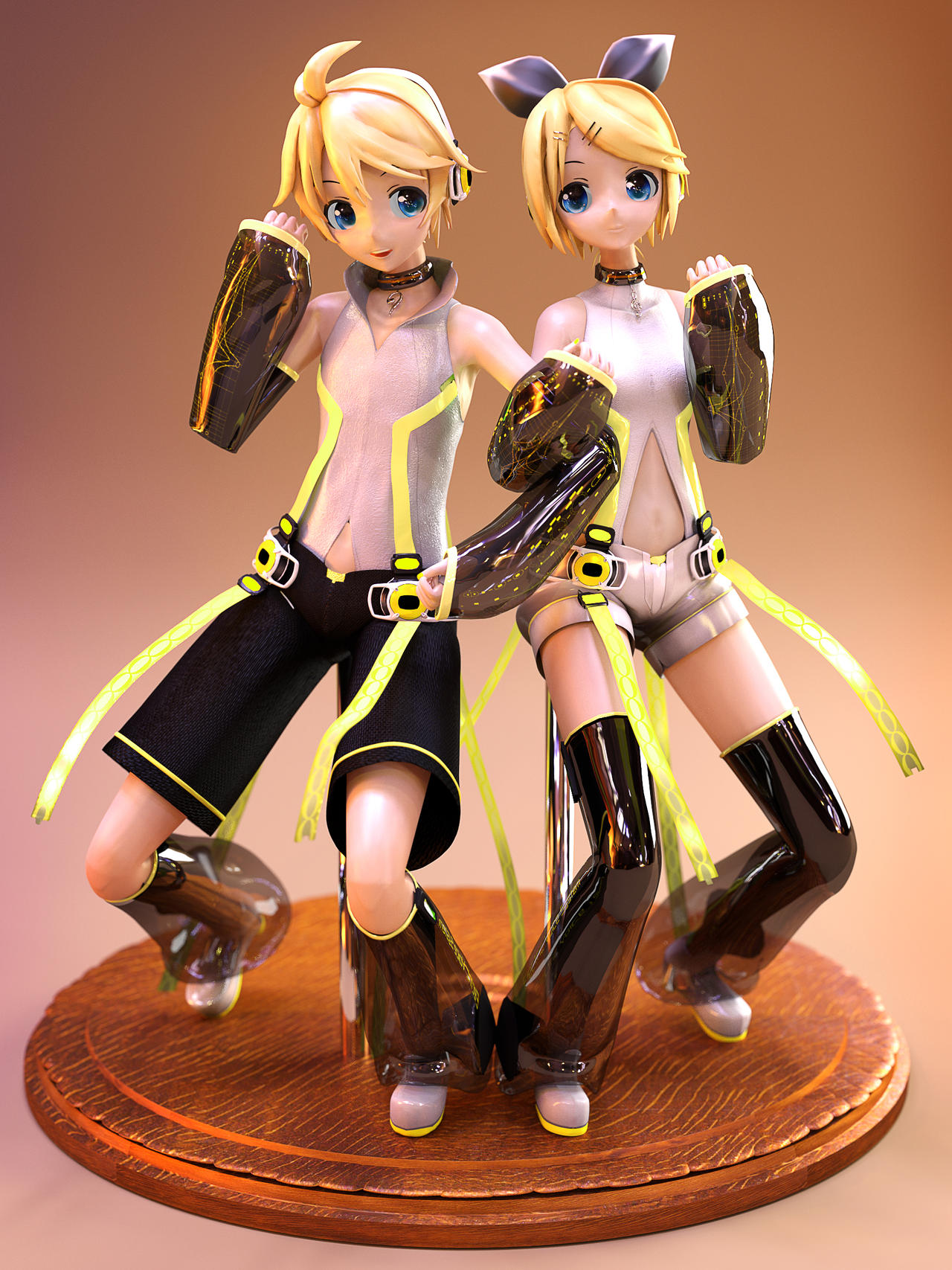 Len And Ryn Kagamine Rin and Len by tetsuok9999 on DeviantArt