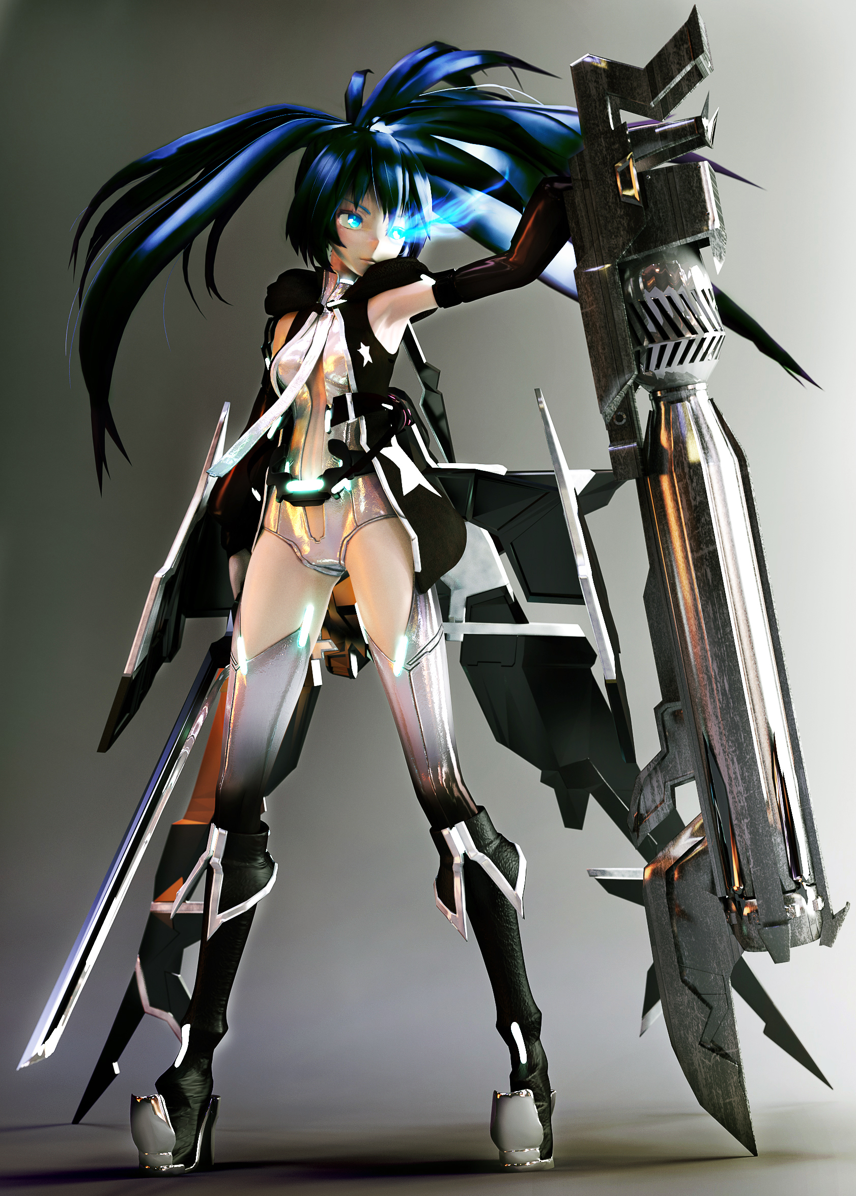 Miku Hatsune Append (Black Rock Shooter)