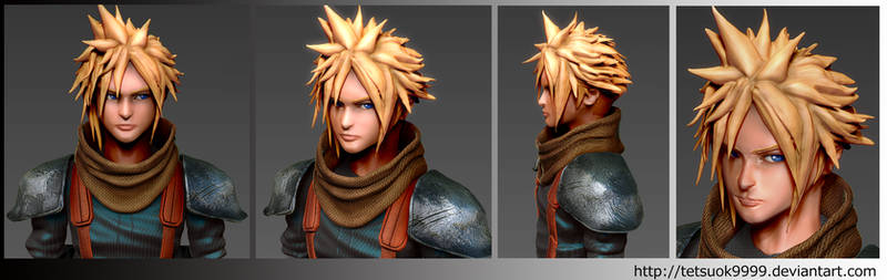 ZBrush in Cloud Strife(Paint)