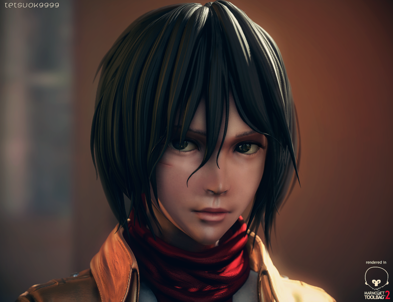 Mikasa Ackerman (Real-time rendering test)