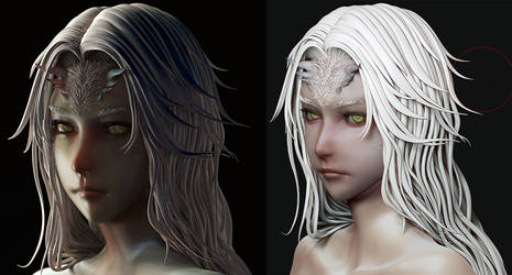 Dark Souls - Crossbreed Priscilla(wip1)