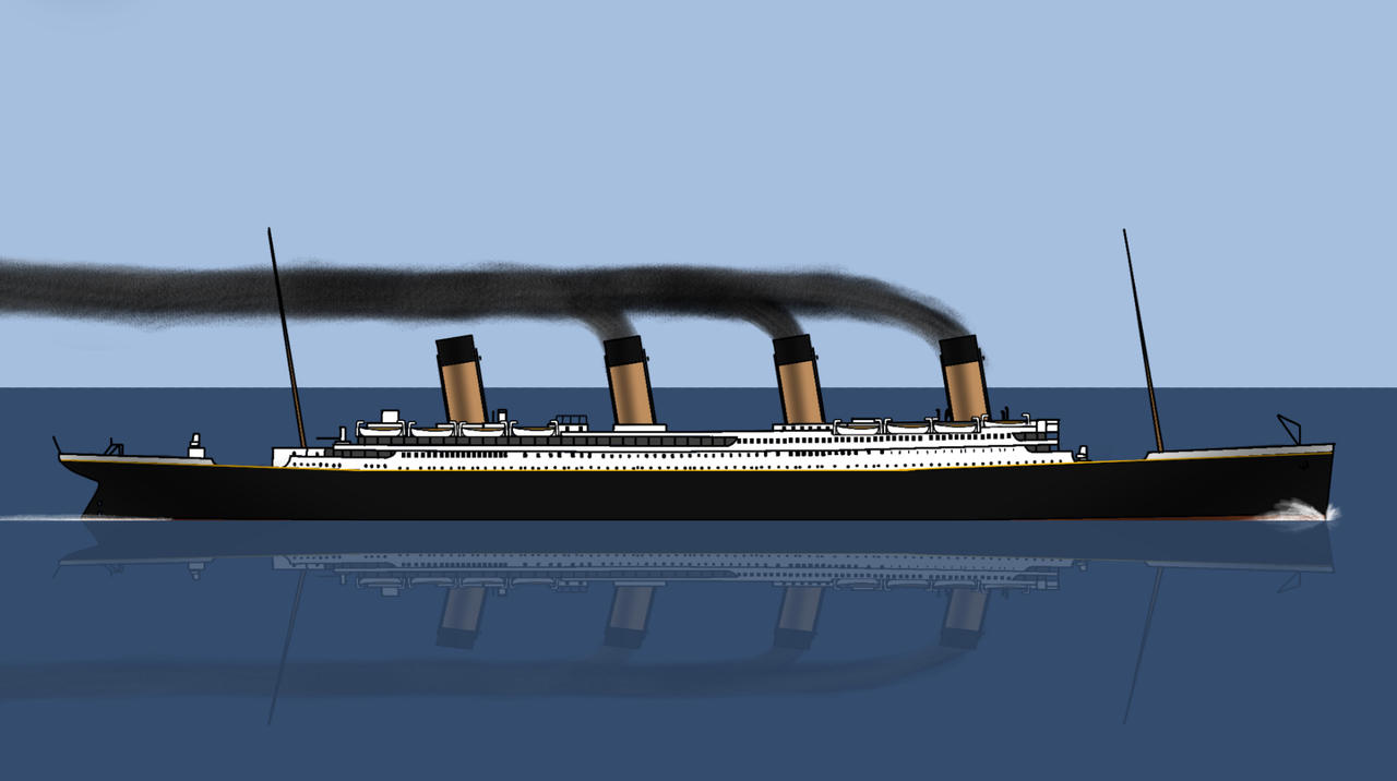 Titanic View Deviantart - RMS TITANIC - by Railwaysails on DeviantArt