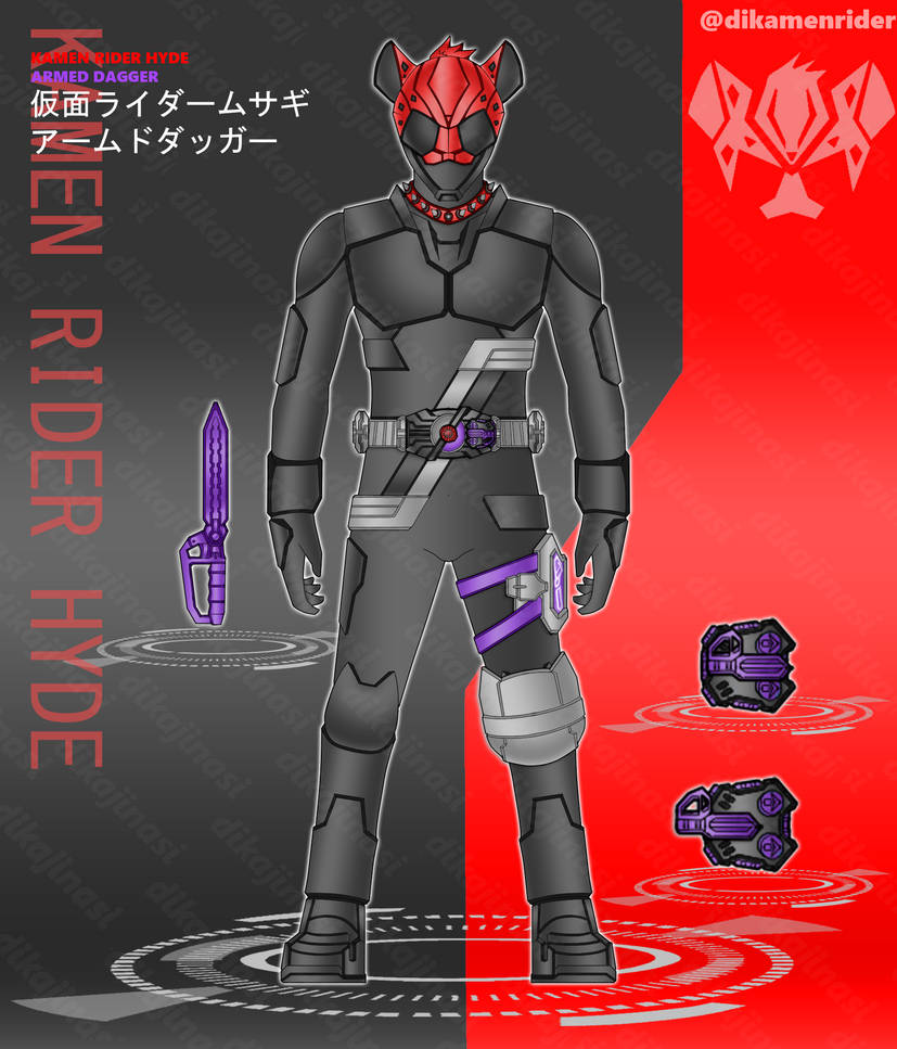 Dagger Dx Night Rider Kamen Rider Hyde Armed Dagger Revolve ON by dikamenrider on DeviantArt