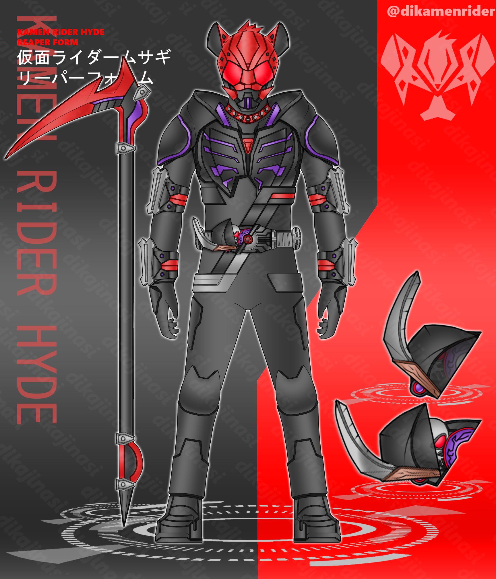Reaper Riders Kamen Rider Hyde Reaper Form by dikamenrider on DeviantArt