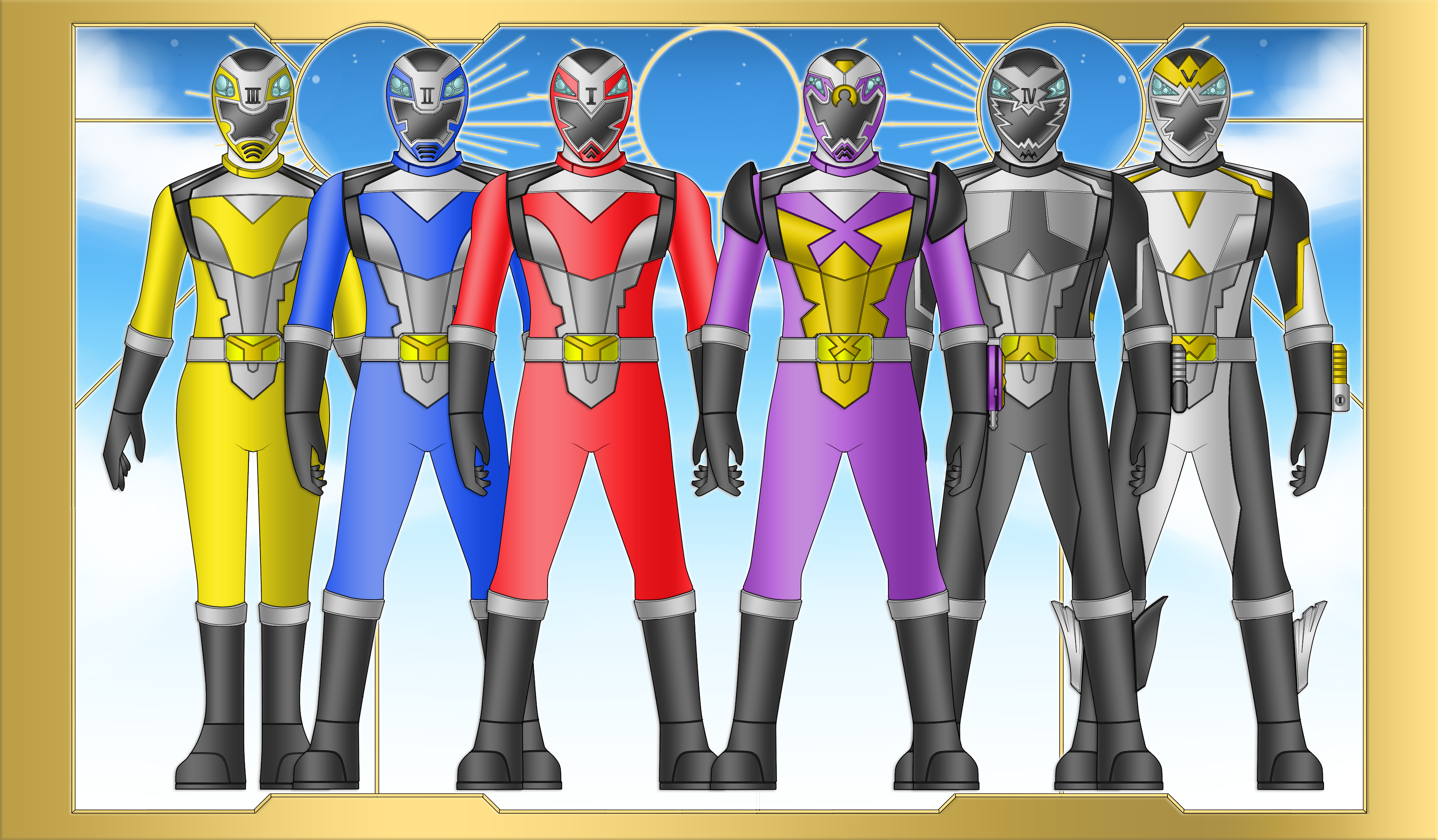 Power Rangers Beast Racers Power Ranger Beast Racer Final Lineup by dikamenrider on DeviantArt