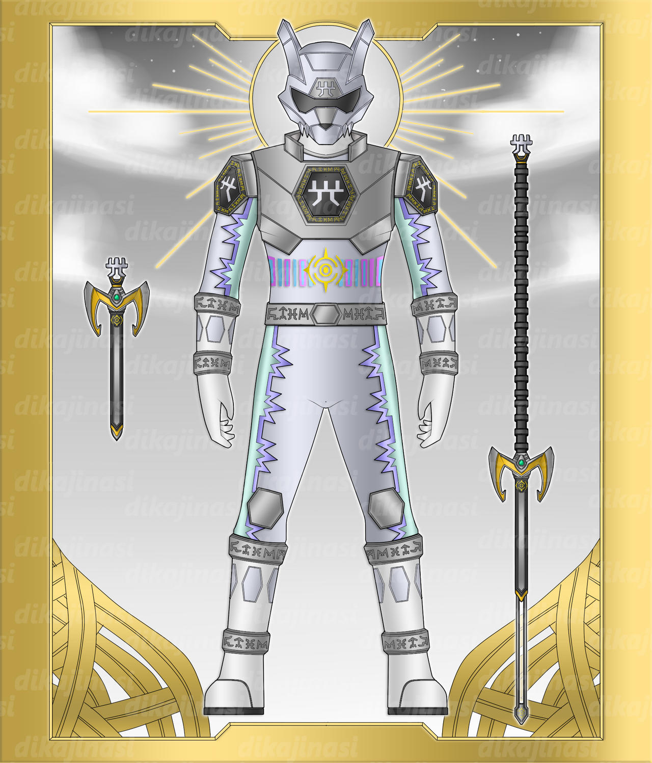 Power Rangers Frontier Light Ranger by dikamenrider on DeviantArt