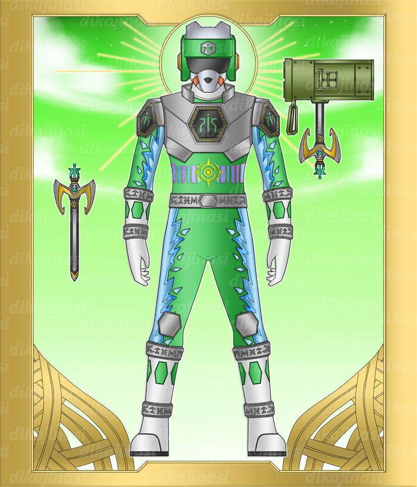 Power Rangers Frontier Ice Ranger by dikamenrider on DeviantArt