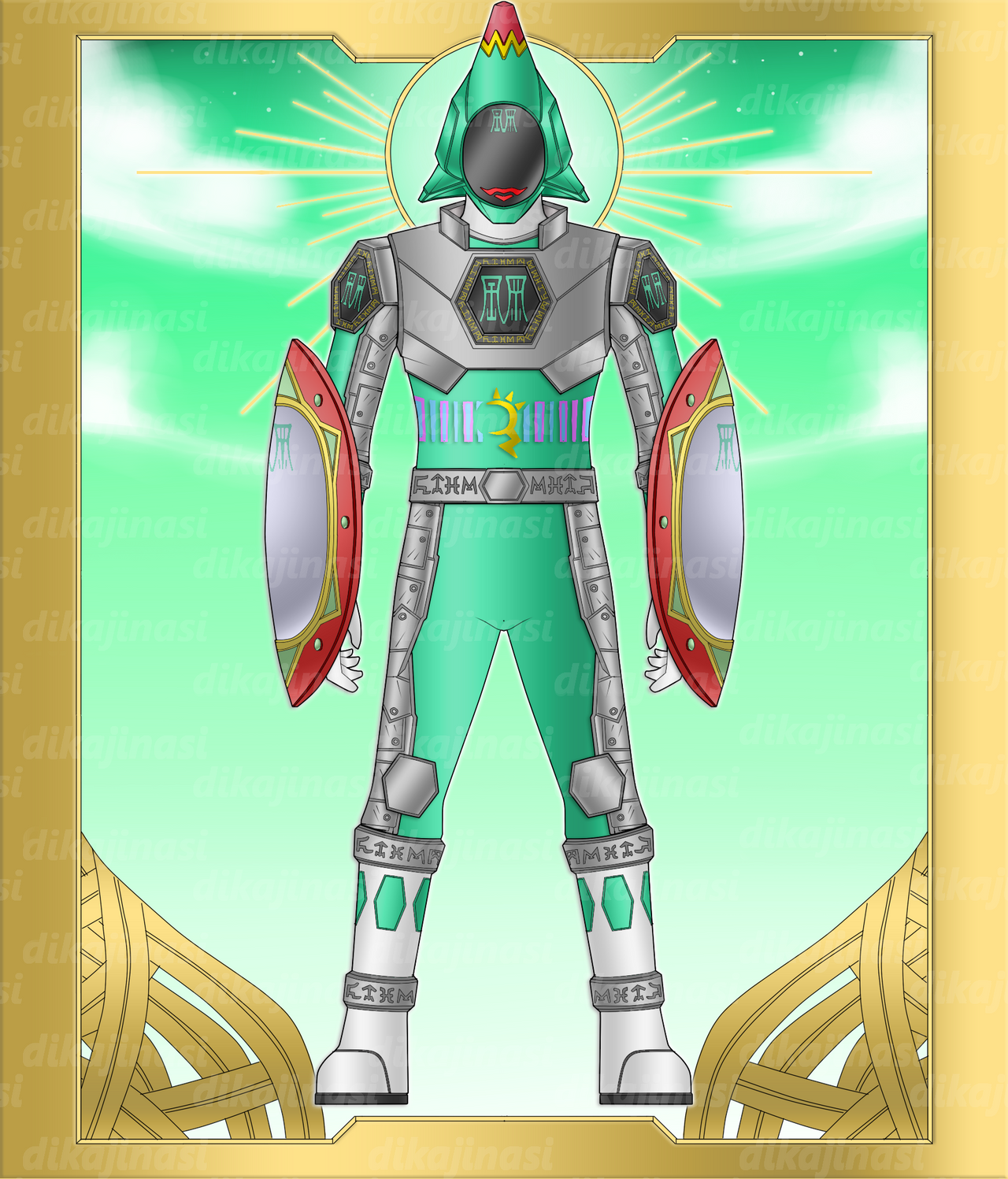 Power Rangers Frontier Steel Ranger by dikamenrider on DeviantArt