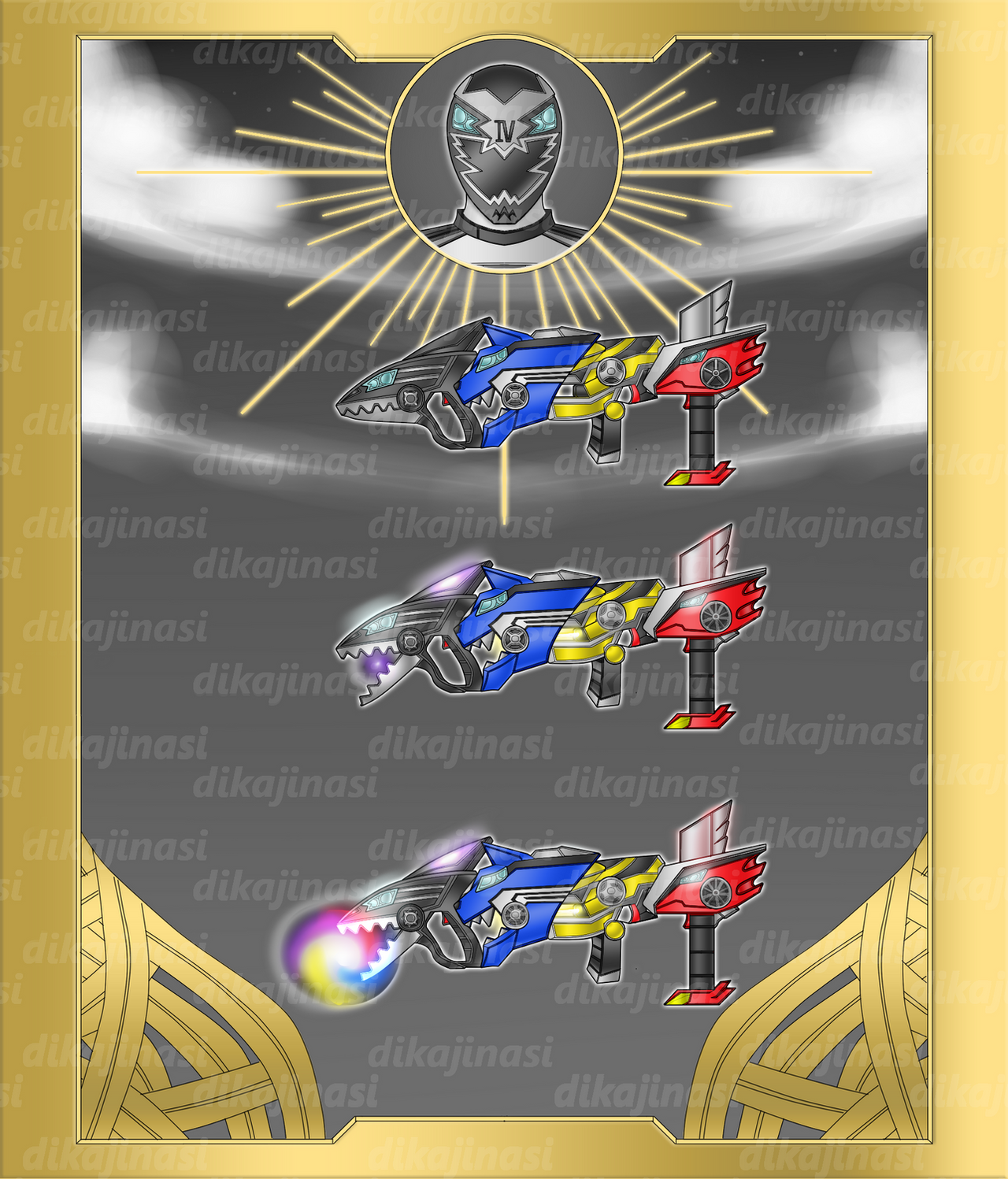 Power Rangers Beast Racers Power Rangers Beast Racers Blaster Combination 4 by dikamenrider on ...